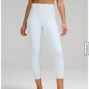 Lululemon Align High Rise 25” powder blue size 8